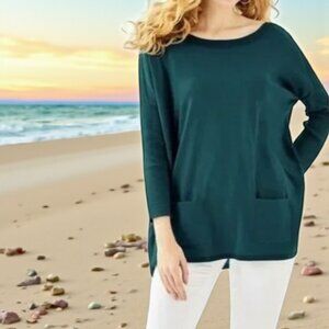 Lilly Pulitzer Cobo Boatneck Sweater in Inky Tidal Small